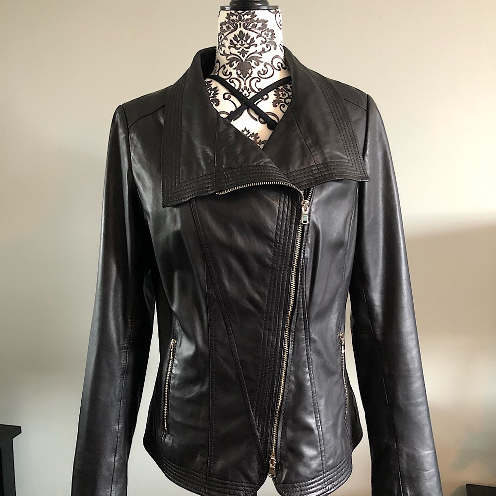 Leather Biker style jacket from Danier